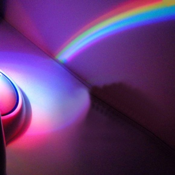 Rainbow Lamp Projector Kids Night Light New in Box! - Picture 7 of 15